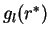 $g_l(r^*)$