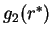 $g_2(r^*)$